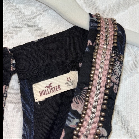 Hollister halter neck shirt with floral print - Picture 4 of 4